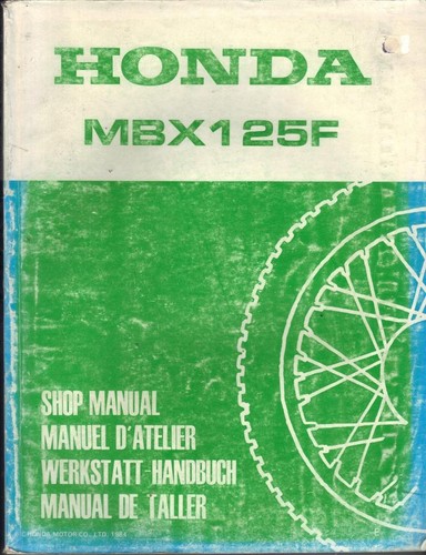 Honda mbx125f mbx125 - honda, mbx125f,mbx125