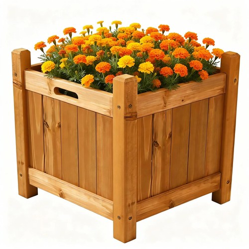 Wooden garden planters outdoor - planters,