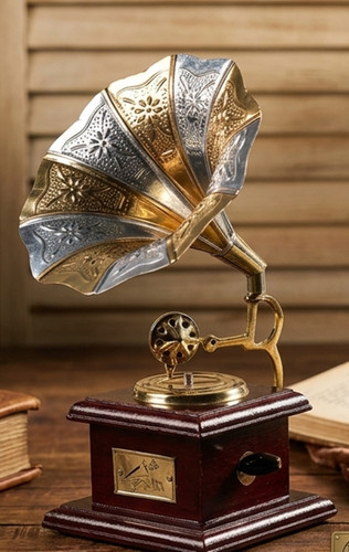 Vintage gramophone showpiece - vintage,