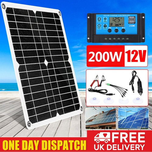 200w solar panel 12v trickle - panel,