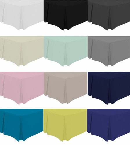 Pleated base valance sheet - pleated,