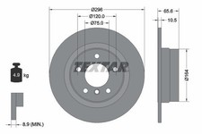 2x Textar Rear Solid Brake