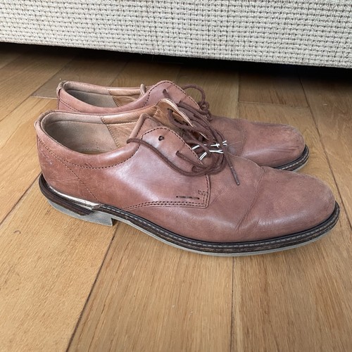 Ecco brown leather - leather, lace