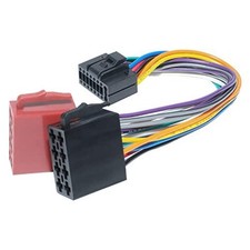 Car Radio 16 Pin ISO Wiring Harness Connector Adaptor Lead Loom For Kenwood/JVC