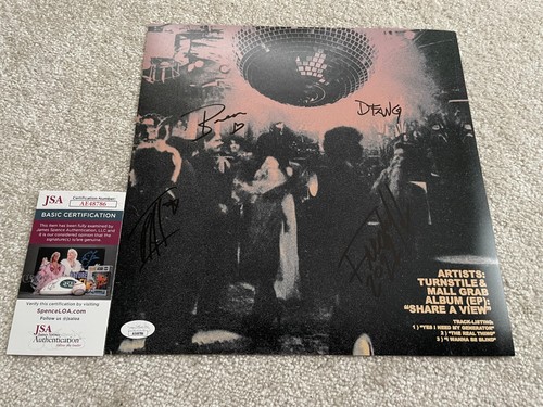 Turnstile signed photo 12x12