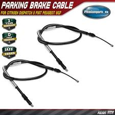 2x Handbrake Cable Rear Left