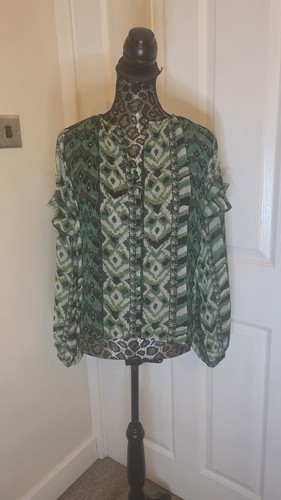 Nwt zara green floral - zara, sheer