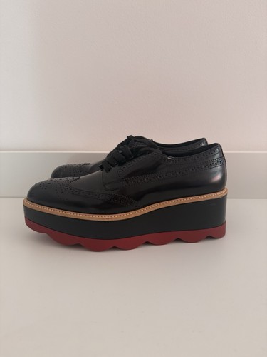 Prada ladies brogue lace - brogue, up