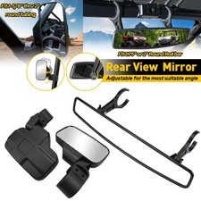 For John Deere Gator RSX XUV HPX TS Roll Cage Clamp Side Rear View Mirror Set UK