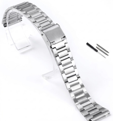 18mm stainless steel watch - stainless,
