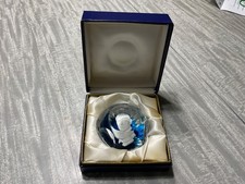 Baccarat France Sulphide Paperweight Limited Edition Portraying Woodrow Wilson