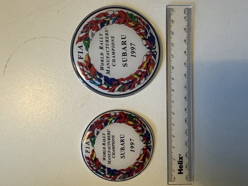 Pair subaru badges 1997 - pair, wrc