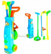 KIDS Children Junior Golf Caddy Set Balls Clubs Trolley Kids Outdoor Garden Game