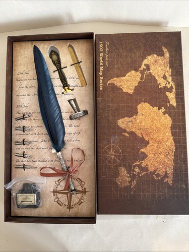 Pen set calligraphy feather - pen,