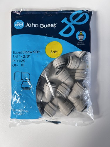 John guest equal elbows - john, 3/8"