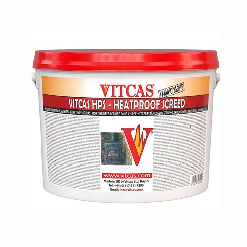 Vitcas heatproof screed 10kg - heatproof,