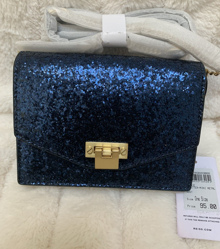 Reiss mini glitter navy blue - reiss,