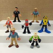 7 Imaginext Jurassic Franchise Figures