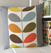 Orla Kiely Cushion Cover, Multi Stem Grey,             Handmade In Cornwall