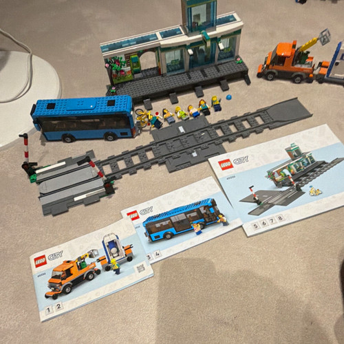 Lego city train station - lego,