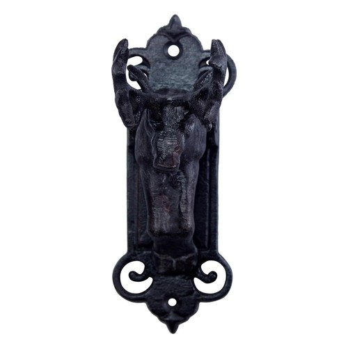 Deer door knocker vintage cast - knocker,