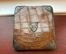 Edwardian Crocodile And Silver