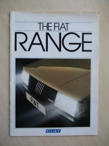 Fiat range sales brochure - uk,