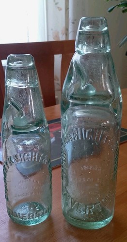 Codd bottles from tiverton - codd,