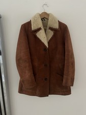 Vintage Lady’s Sheepskin Coat Size 12 Brown 