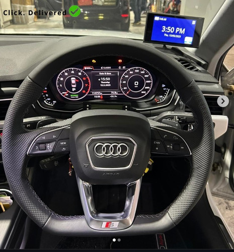 Audi leather steering wheel - leather,