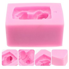 Sleeping Baby Fondant Mold Handmade Soap Mold Decoration (Pink) Baking Cake Mold