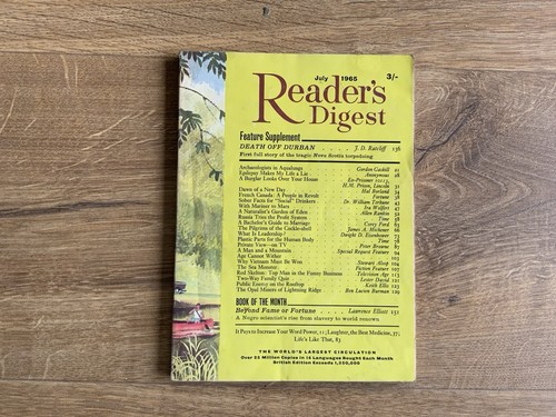 Vintage reader digest magazine - vintage,