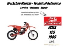 Cagiva WMX 125 WMX125 Service