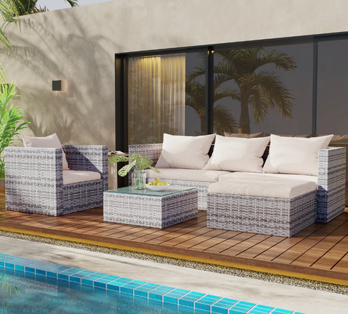 Garden furniture set - furniture,