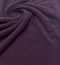 2 Metres Plum Light weight Knit Fabric 4 Way Stretch Jersey Dress Crafts