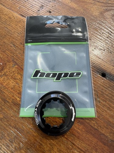 Hope centre lock black disc - lock,