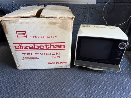 Vintage elizabethan television - vintage,