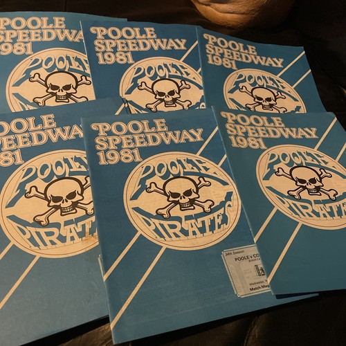 Speedway programmes poole - 18, x