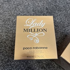 Lady Million 80ml Perfume Gift Set New in Gold