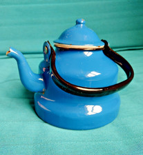 Vintage Blue Enamel Stove Top