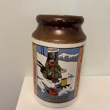 Colman's Mustard picture Ceramic Pot country retro home kitchen vintage 25cm