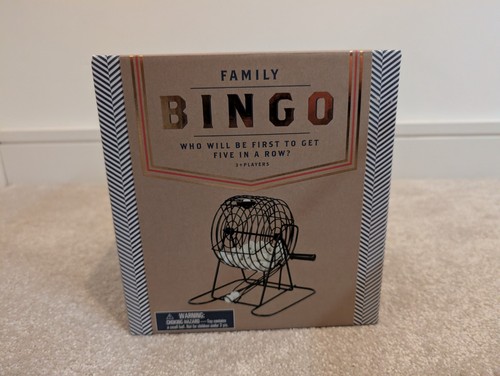 Family bingo machine game - family,
