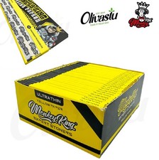 Monkey King Yellow King Size Ultra-Thin Coloured Rolling Papers Booklets Box