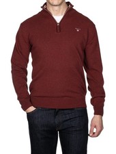 GANT Mens Cotton 1/2 Zip Neck