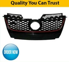 VW Golf Mk5 Gti Front Bumper Grille Main With Moulding & Plate Holder 2004-2008