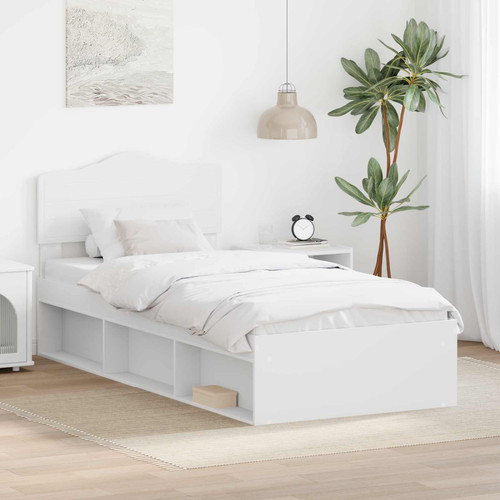 Bed frame white super - frame, king