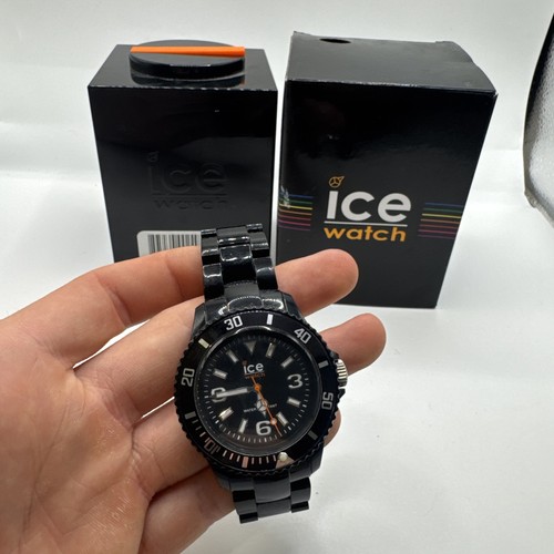 Ice watch resin solid - resin, black