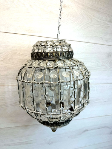 Vintage moroccan crystal - moroccan, bead