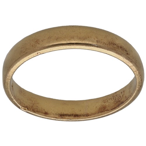22ct gold ring wedding - ring, 4.4g