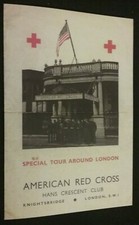 WW2 AMERICAN RED CROSS BOOKLET SO AMERICAN MILITARY IN LONDON CAN TOUR LANDMARKS